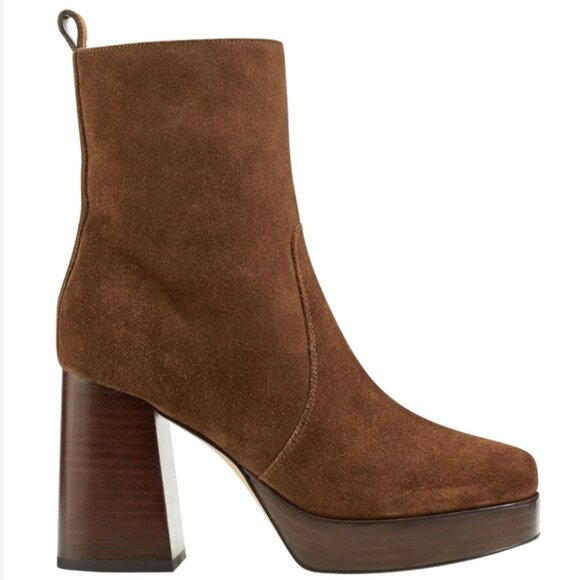 Marc Fisher Marysa Block Heel Platform Bootie Size 11 - Picture 1 of 9